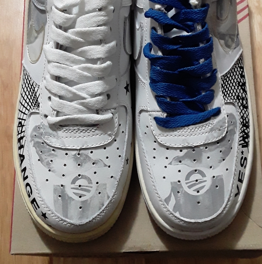 🇺🇸SPECIAL NIKE OBAMA 08 CAMPAIGN SPECIAL EDITION AIRS - Picture 3 of 11